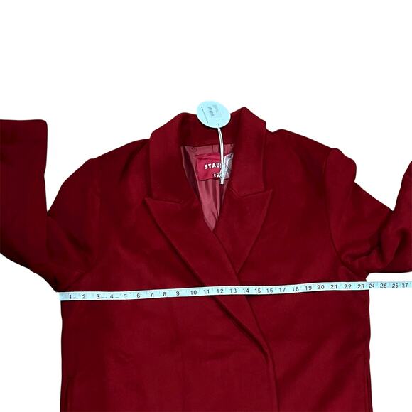 NWT NEW STAUD Serge Wool BlendCoat - Picture 9 of 11